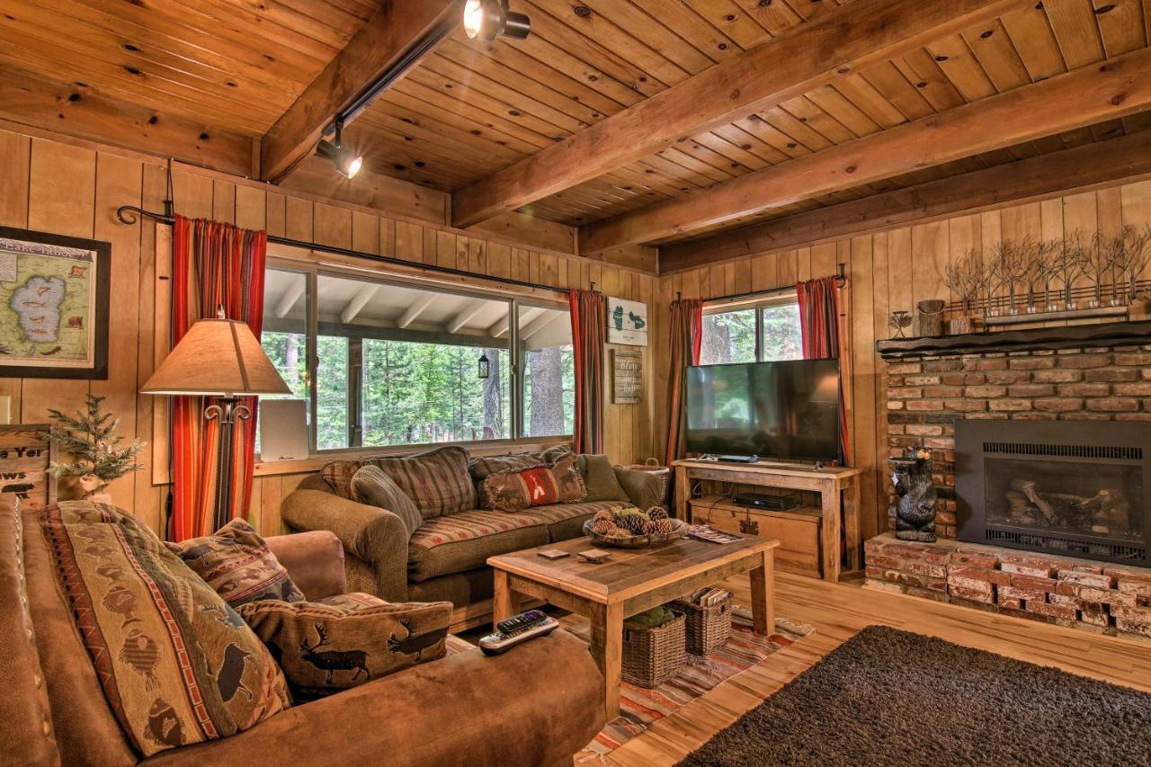 Private Tahoe Mtn Cabin Backing To The Forest! Саус Лэйк Тахо Экстерьер фото