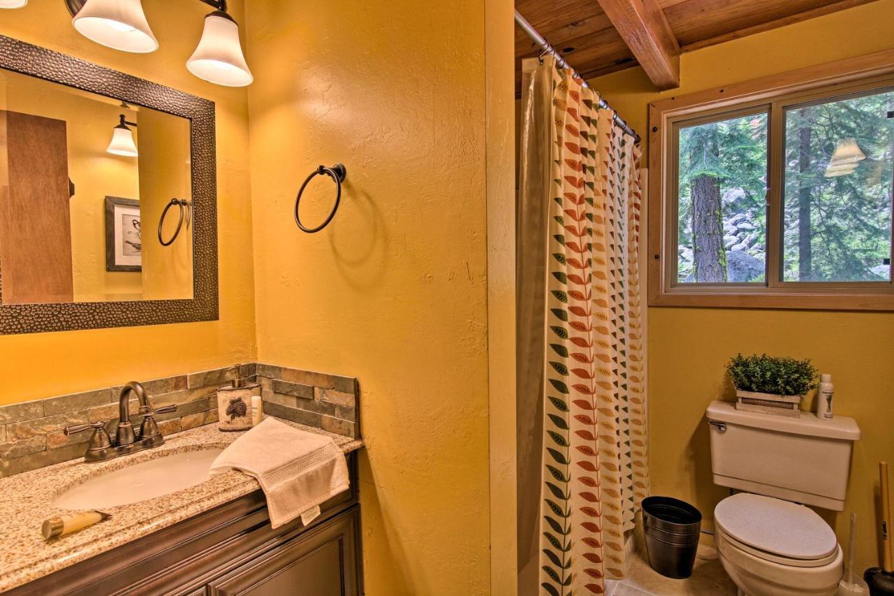 Private Tahoe Mtn Cabin Backing To The Forest! Саус Лэйк Тахо Экстерьер фото