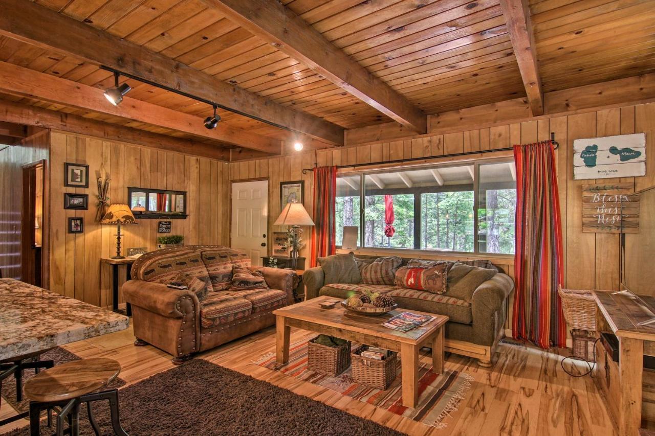 Private Tahoe Mtn Cabin Backing To The Forest! Саус Лэйк Тахо Экстерьер фото